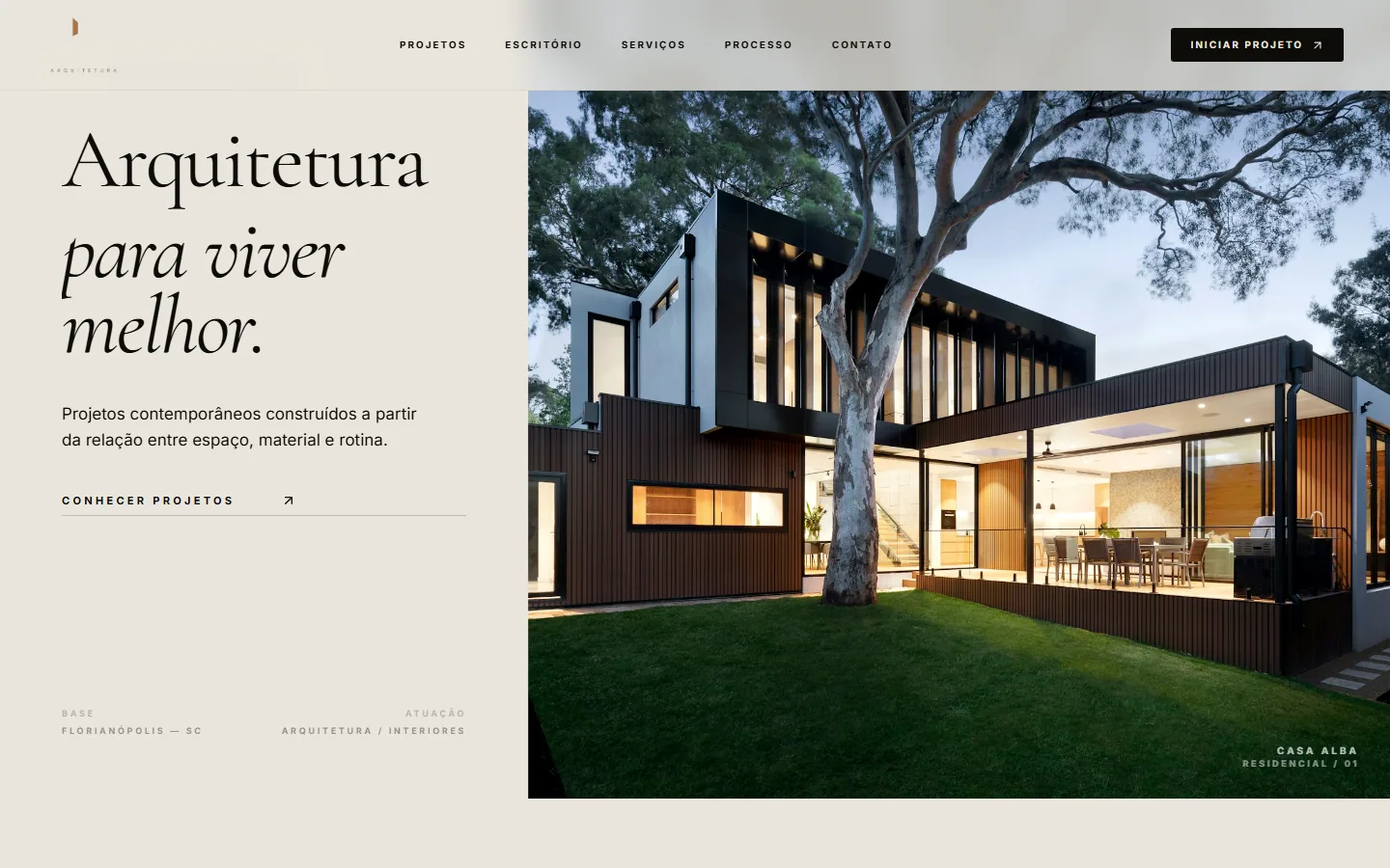 Nora Arquitetura Desktop