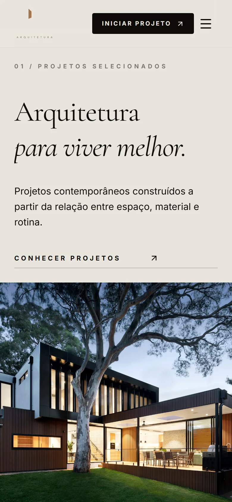 Nora Arquitetura Mobile